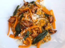bragagnolo-squash-sage-risotto-wild-mushrooms-thegayguidenetwork