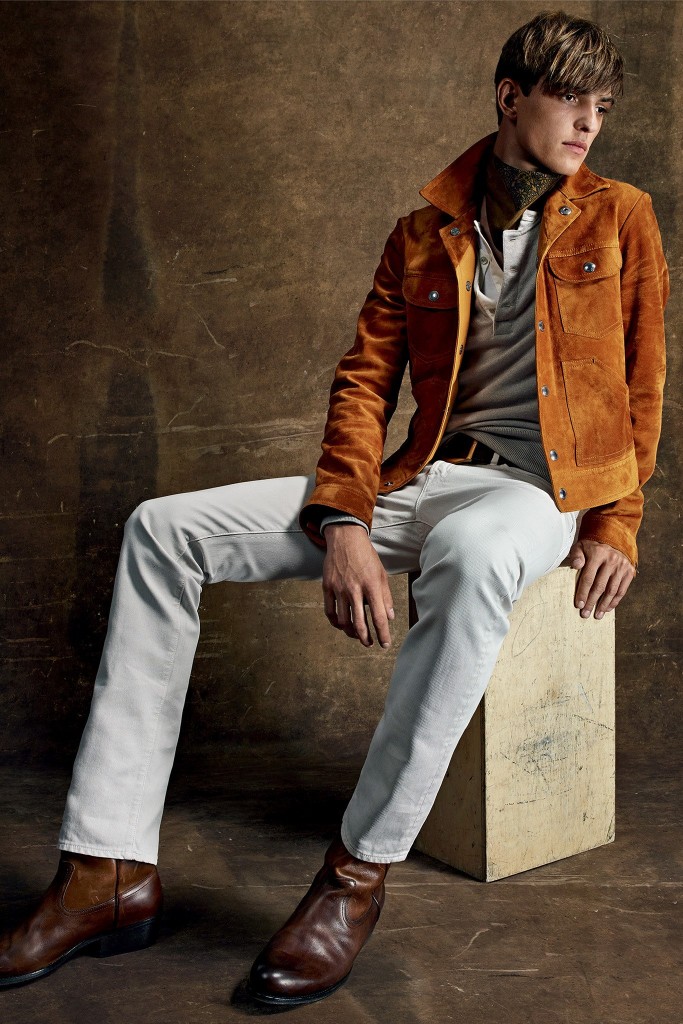 Texan-tinged look from Ford's spring-summer 2015 collection, from Vogue.com.