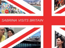 Sabrina visits Britain